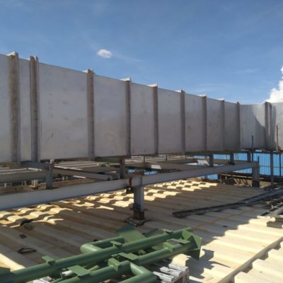SS316L outdoor duct work E-House